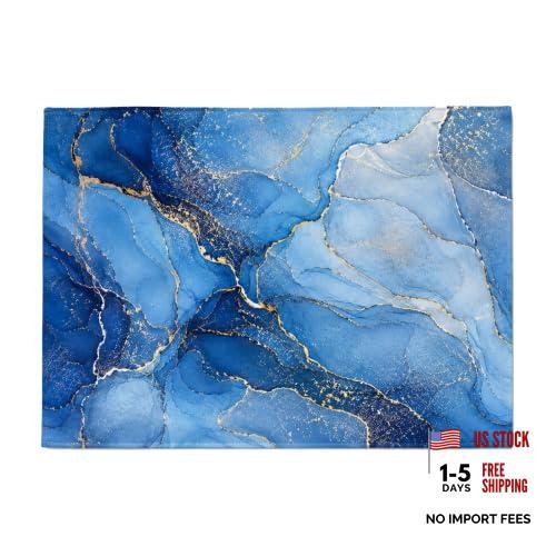 Blue marble placemats - marble,