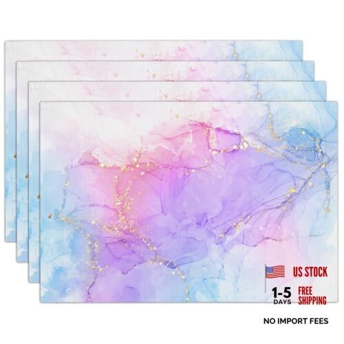 Set ink art placemats - of,