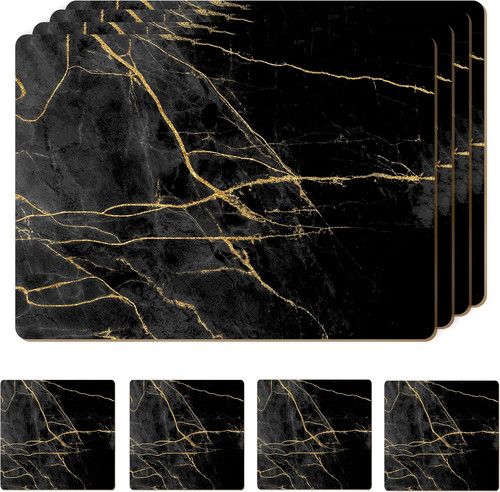 Elegant black gold - black, cork