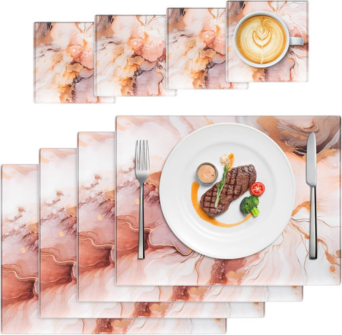 Tempered glass placemats and - placemats,