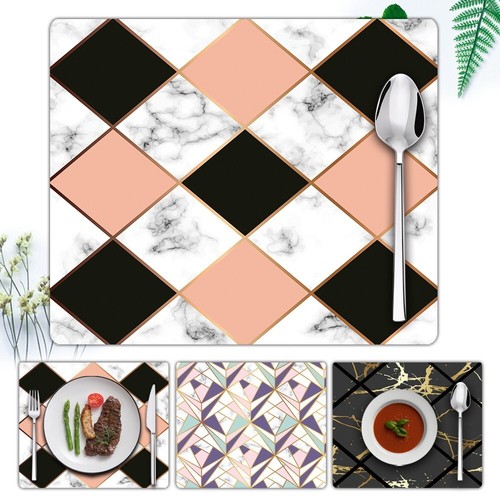 Placemats coasters leather - coasters, pu