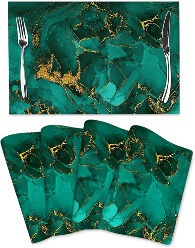 Turquoise marble decorative - turquoise,