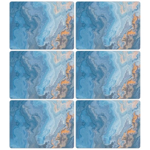 Blue marble plastic table - marble,