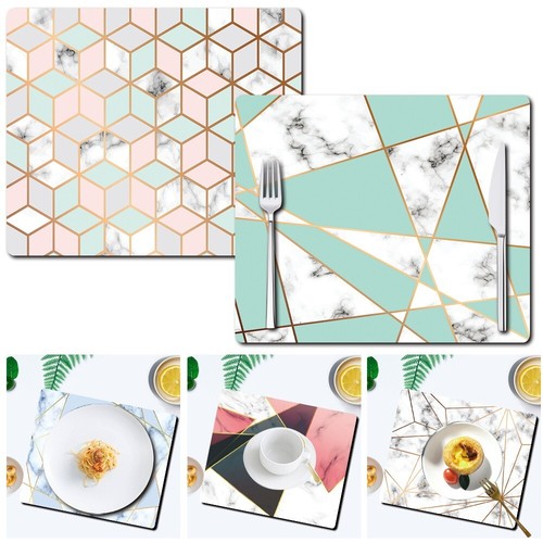Placemats coasters leather - coasters, pu