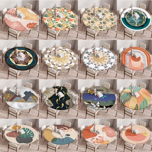 Table cover round - round, fitted
