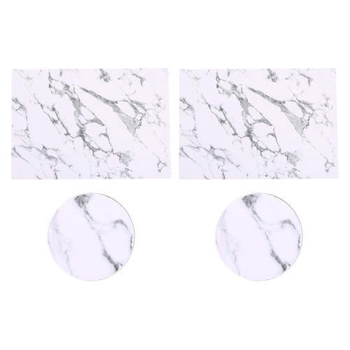 Pcs marbled placemat - marbled,