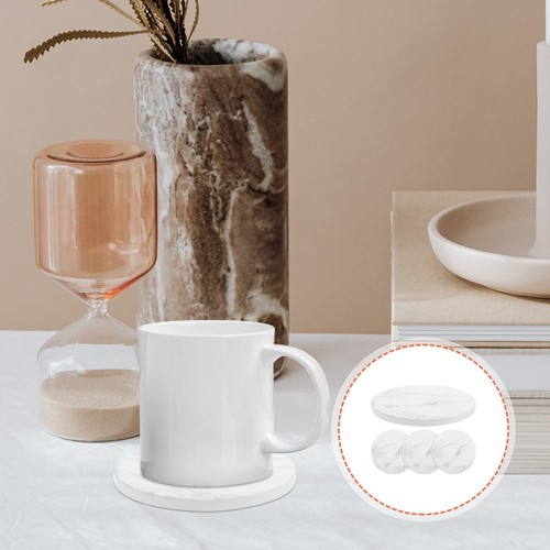 Pcs cup coaster marble - 4,