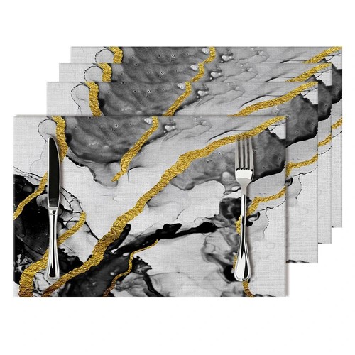 Black white and gold - gold, marble