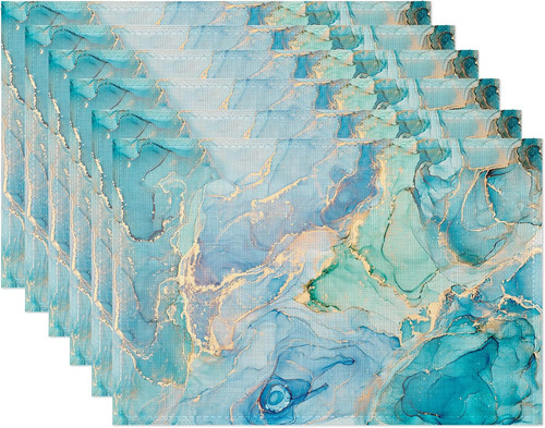 Marble placemats set - marble, of