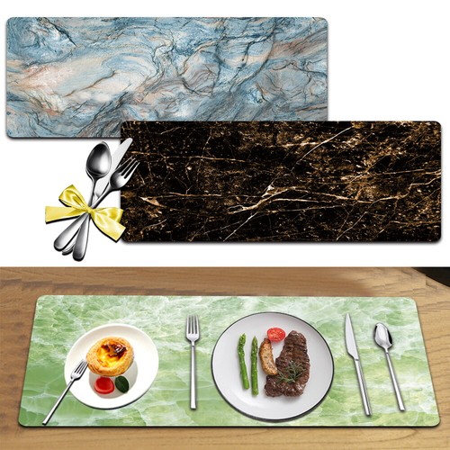 30x80 leather table mat - table, heat